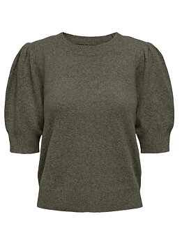 Only Rica 2/4 Knit Pullover Grape Leaf Melange