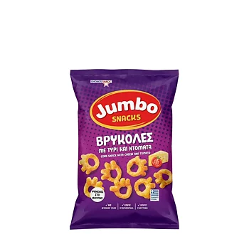 Maisflips med ost & tomat 85 g – Vrikoles Jumbo