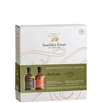 Presentbox Charisma olivolja & balsamico med apelsin 200 ml – Vassilakis Estate
