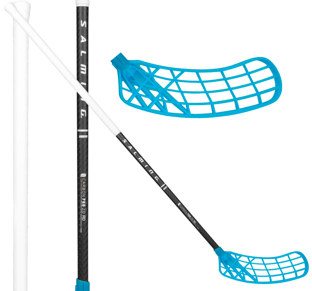 SALMING Q-Series Carbon Pro 2.0 Trident Touch TX 29 black/crystal blue