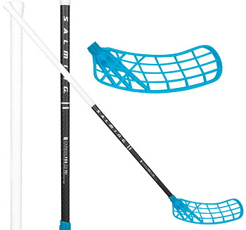 SALMING Q-Series Carbon Pro 2.0 Trident Touch TX 29 black/crystal blue
