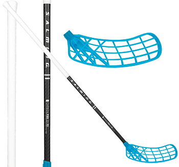SALMING Q-Series Carbon Pro 2.0 Trident Touch TX 27 black/crystal blue