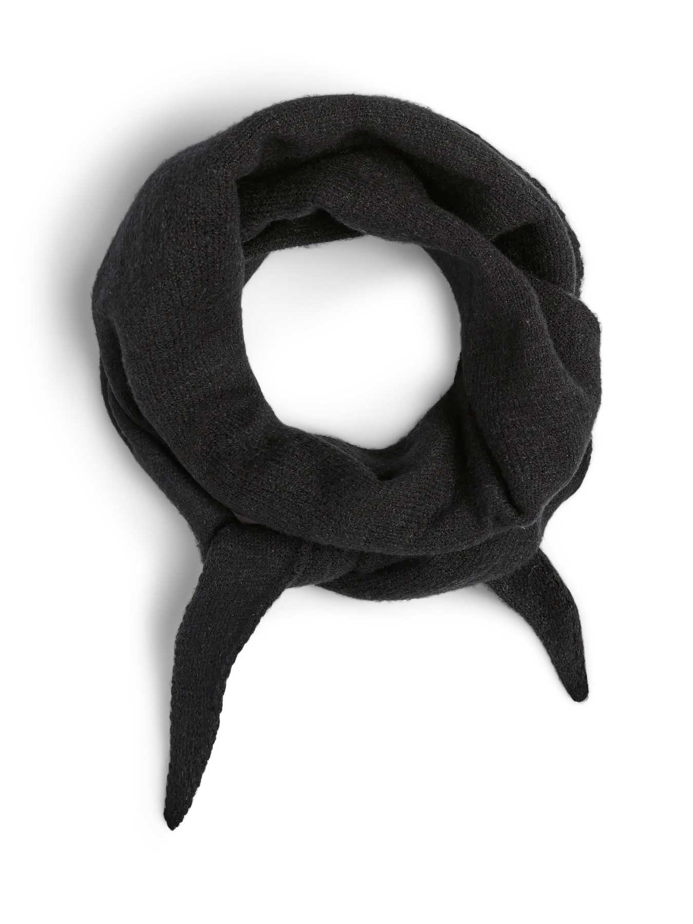 Pieces - Komma Triangel Sjal Svart - 3