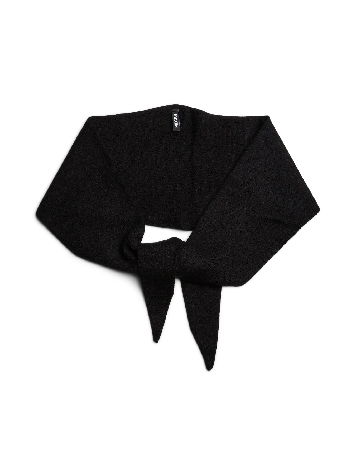 Pieces - Komma Triangel Sjal Svart - 2