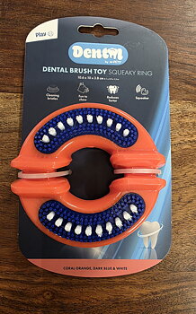 Dental tandborstleksak ring röd