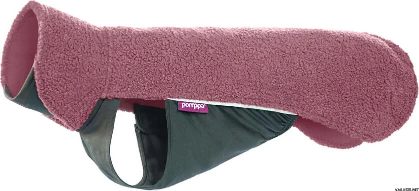 Teddy täcke Pomppa Polar Hundtäcke Fleece Maroon 56