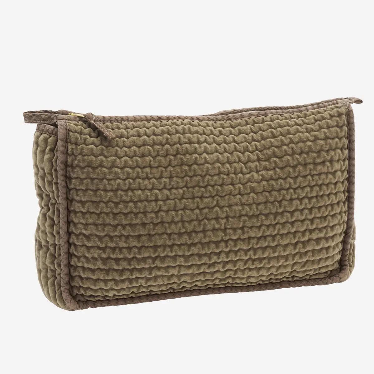 NECESSÄR SAMMET - BRUNBEIGE