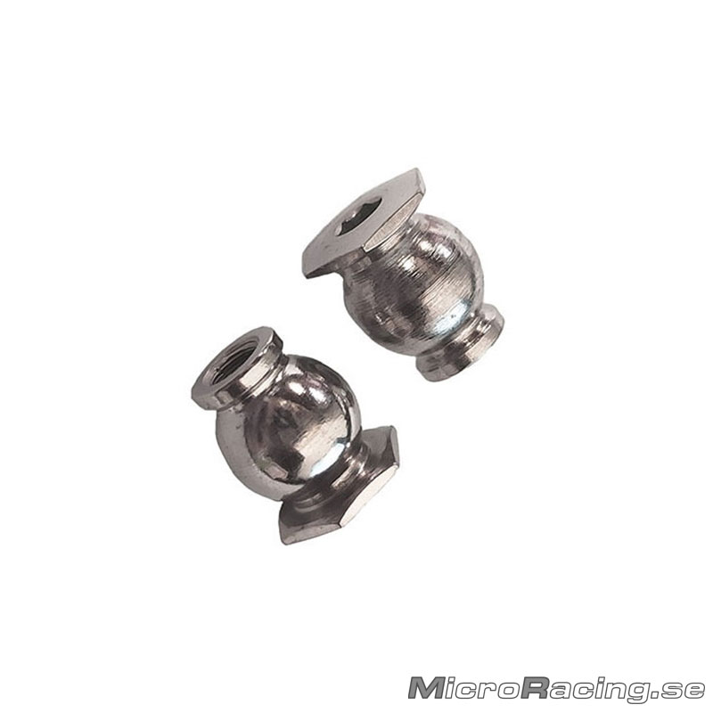 SWORKZ - Rear Upper Sus. Arm Steel Ball Stud 7mm Hex, 2pcs, S35-5/5E