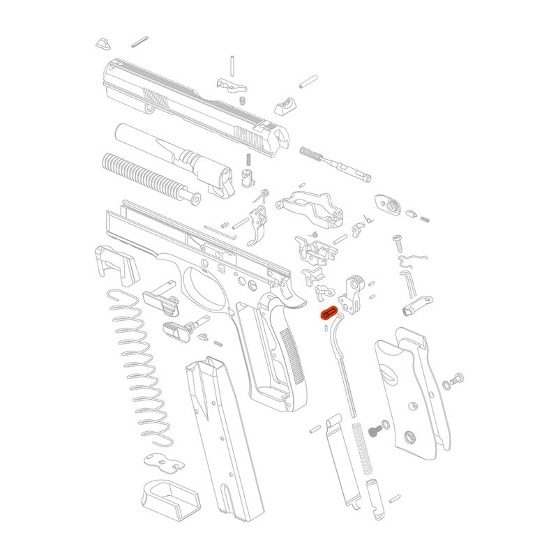 CZ Hammer Pin for CZ 75 SP-01 / Shadow2 / TS - 2