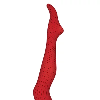 Strumpbyxor från MARGOT, DOTS Reds Baby Black