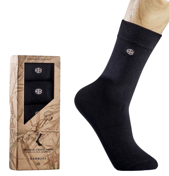 BAMBUSA CLASSIC SOCKS 5-PACK