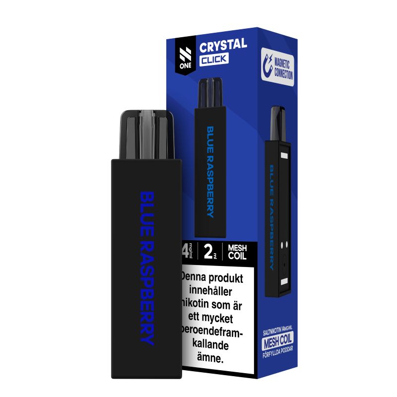N One Crystal POD CLICK 14mg – Blue Raspberry