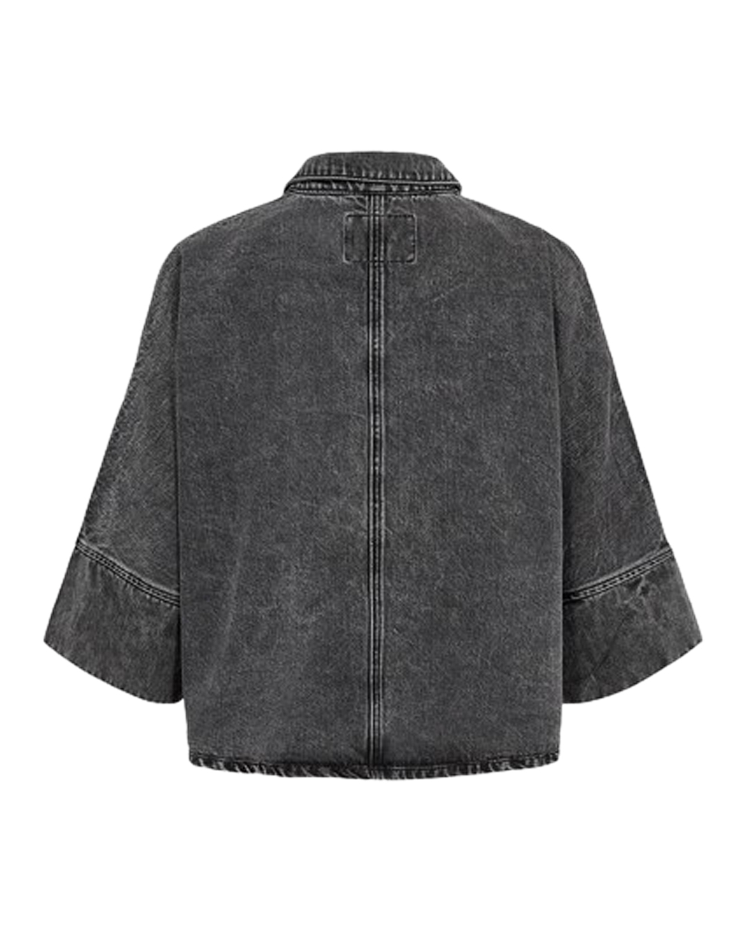Jeansskjorta Brooklyn stone grå denim - 7