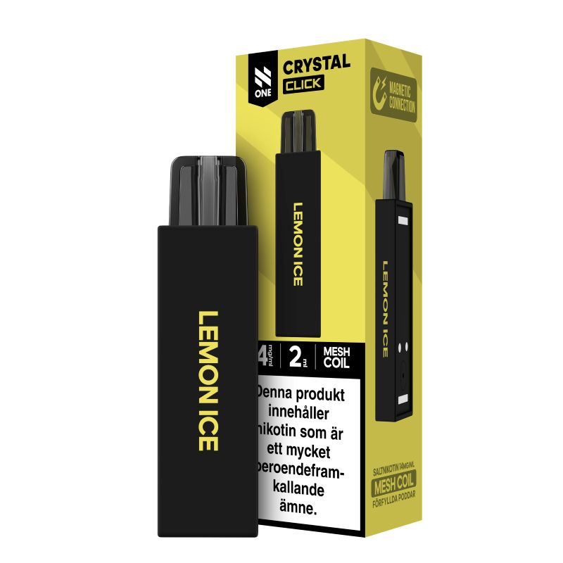 N One Crystal POD CLICK 14mg – Lemon Ice