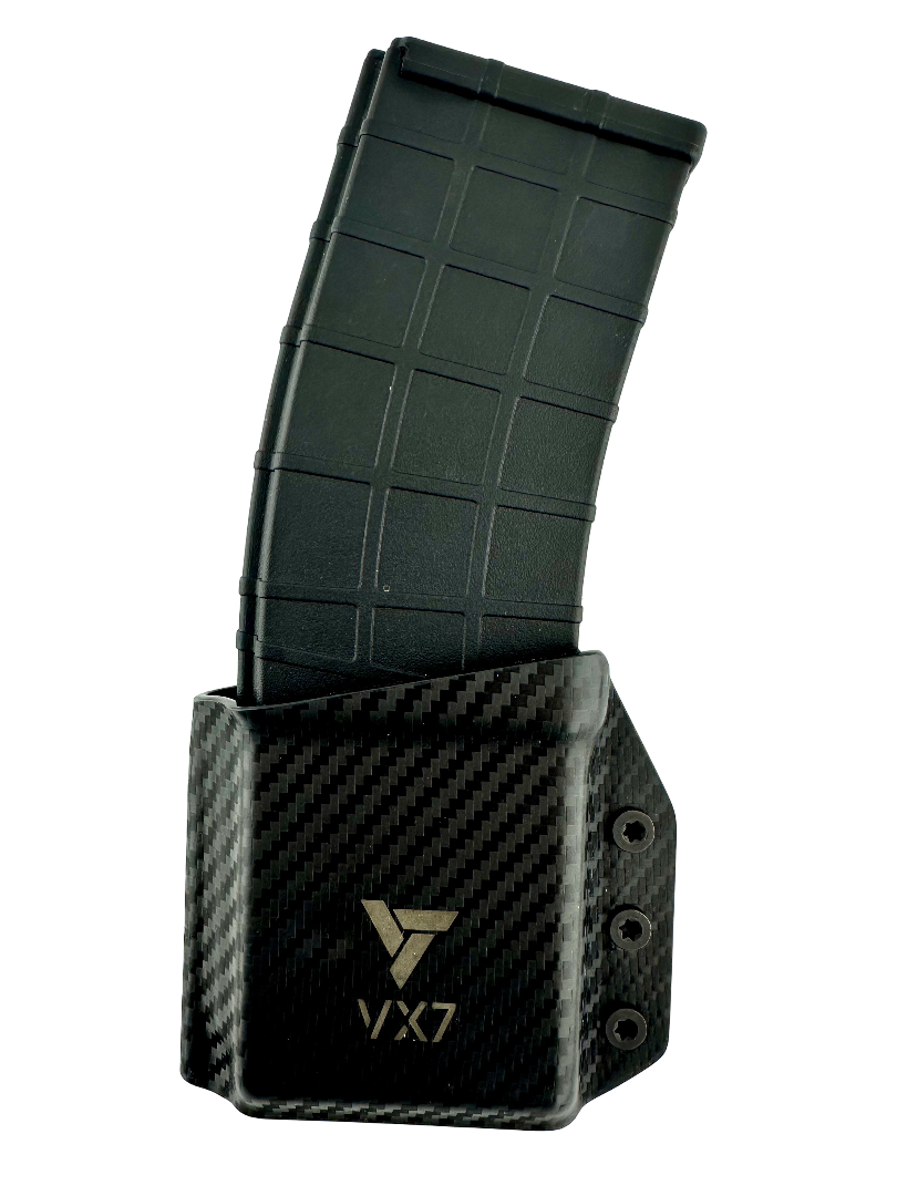 VX7 Magazine Carrier for Tippmann Arms M4-22 - CF Black / Gunmetal Grey - RH 4