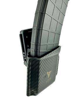 VX7 Magazine Carrier for Tippmann Arms M4-22 - CF Black / Gunmetal Grey - RH 2