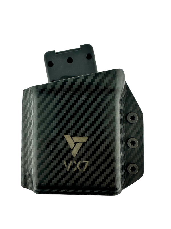 VX7 Magazine Carrier for Tippmann Arms M4-22 - CF Black / Gunmetal Grey - RH 7
