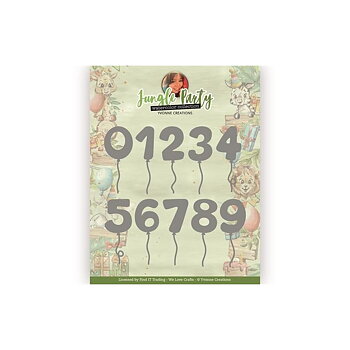Yvonne Design Dies -JUNGLE NUMBERS
