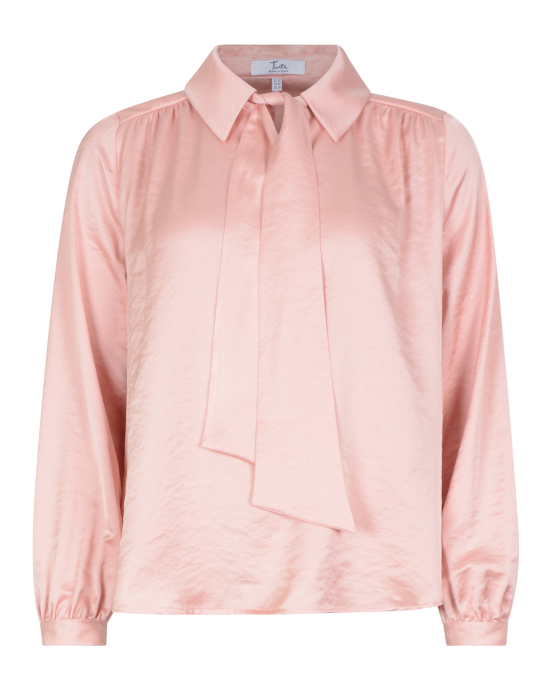 Blus Halicione blus sjalkrage rosa - 7