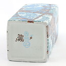 Johanne Gerber (Baca 1960s) Block Vase with Blue and Brown Flower Decor 20 cm #780-3455