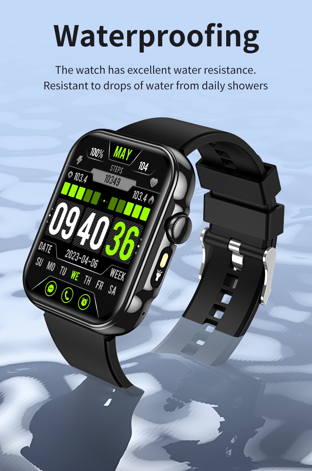 Philippe Palmer Smart Watch LP33 Gold - 11