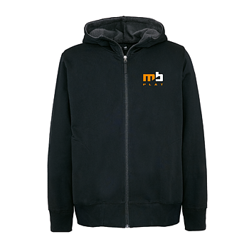 Vinterhoodie med helzip