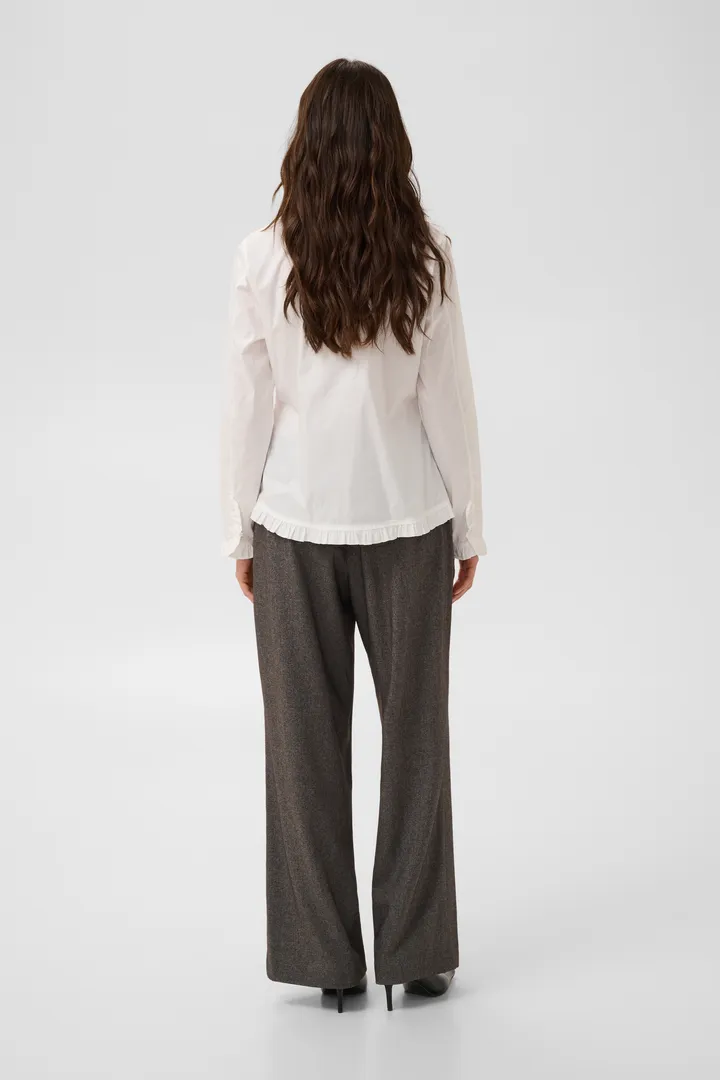 Culture Margi Antoinett Frill Shirt Gardenia - 4