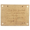 Lars Bergsten (1990) Relief Wall Plaque with Red Abstract Motif 27 cm