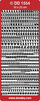  STARFORM STICKERS  -Guld  Bokstäver/tal