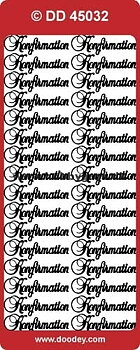  STARFORM STICKERS  -Guld Konfirmation