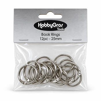 HobbyGros Tools  Bokringar -25 mm, 12 st