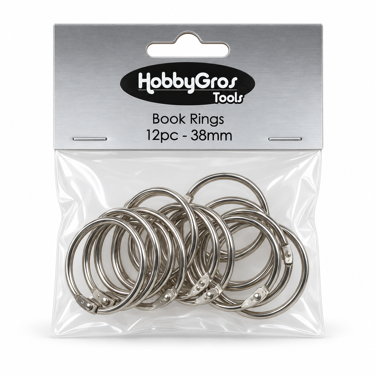 HobbyGros Tools  Bokringar -38 mm, 12 st