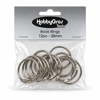 HobbyGros Tools  Bokringar -38 mm, 12 st