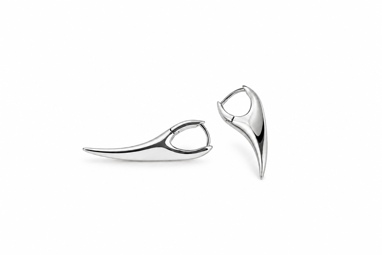 Spike Earrings silver