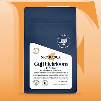 Kafferäven - El Arbol - Nicaragua - Ljusrostade hela kaffebönor - 250g