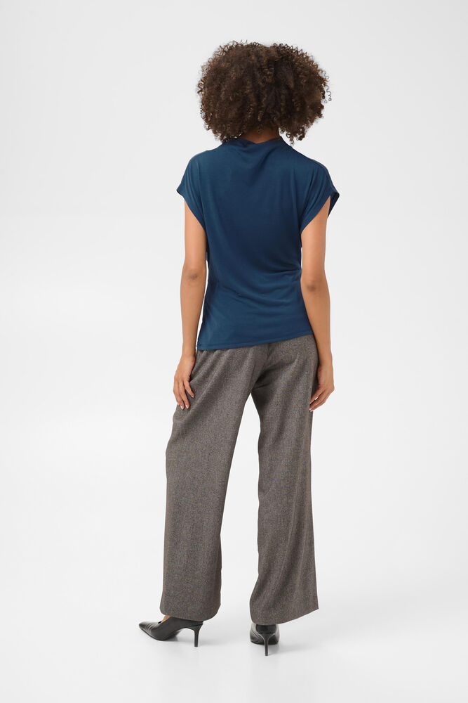 Culture Philla SS Blouse Insignia Blå - 3