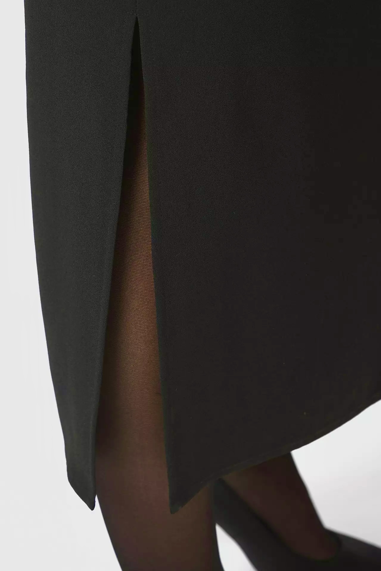 Neo Noir -  Emmely Drape  Dress Black - 4
