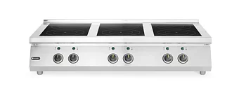 Induction cooker with 6 hobs