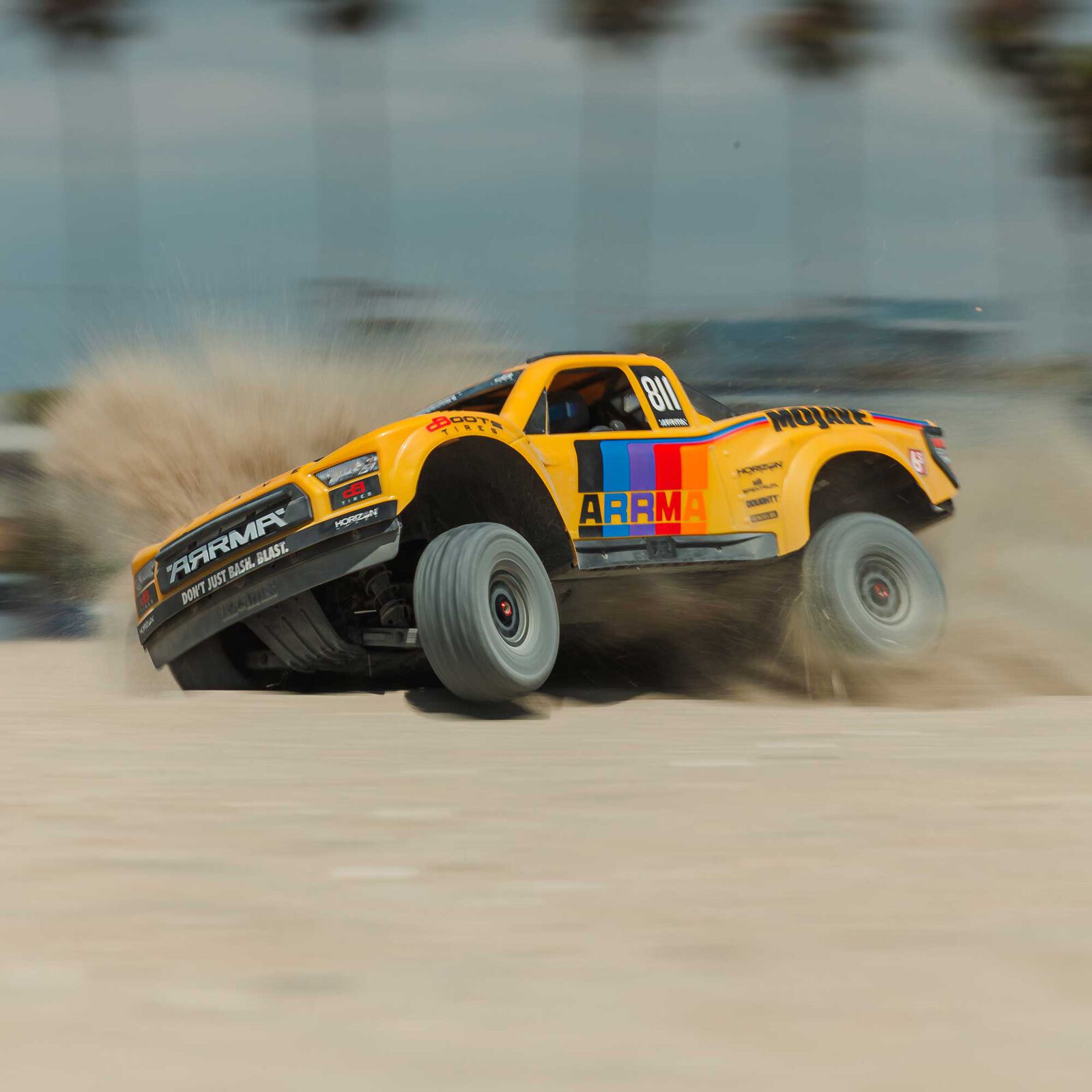 ARRMA 1/7 Limited Edition MOJAVE 6S 4X4 RTR Brushless Desert Truck, Gul - 9