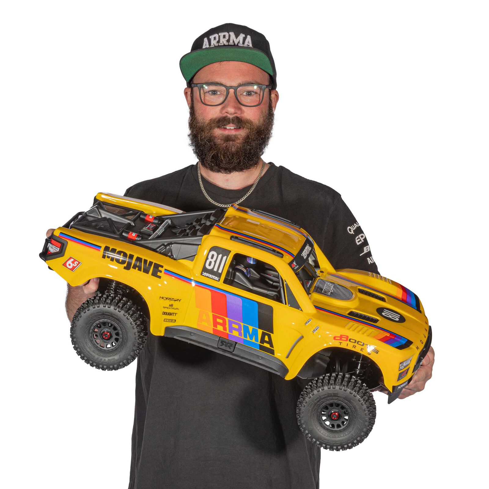 ARRMA 1/7 Limited Edition MOJAVE 6S 4X4 RTR Brushless Desert Truck, Gul - 4