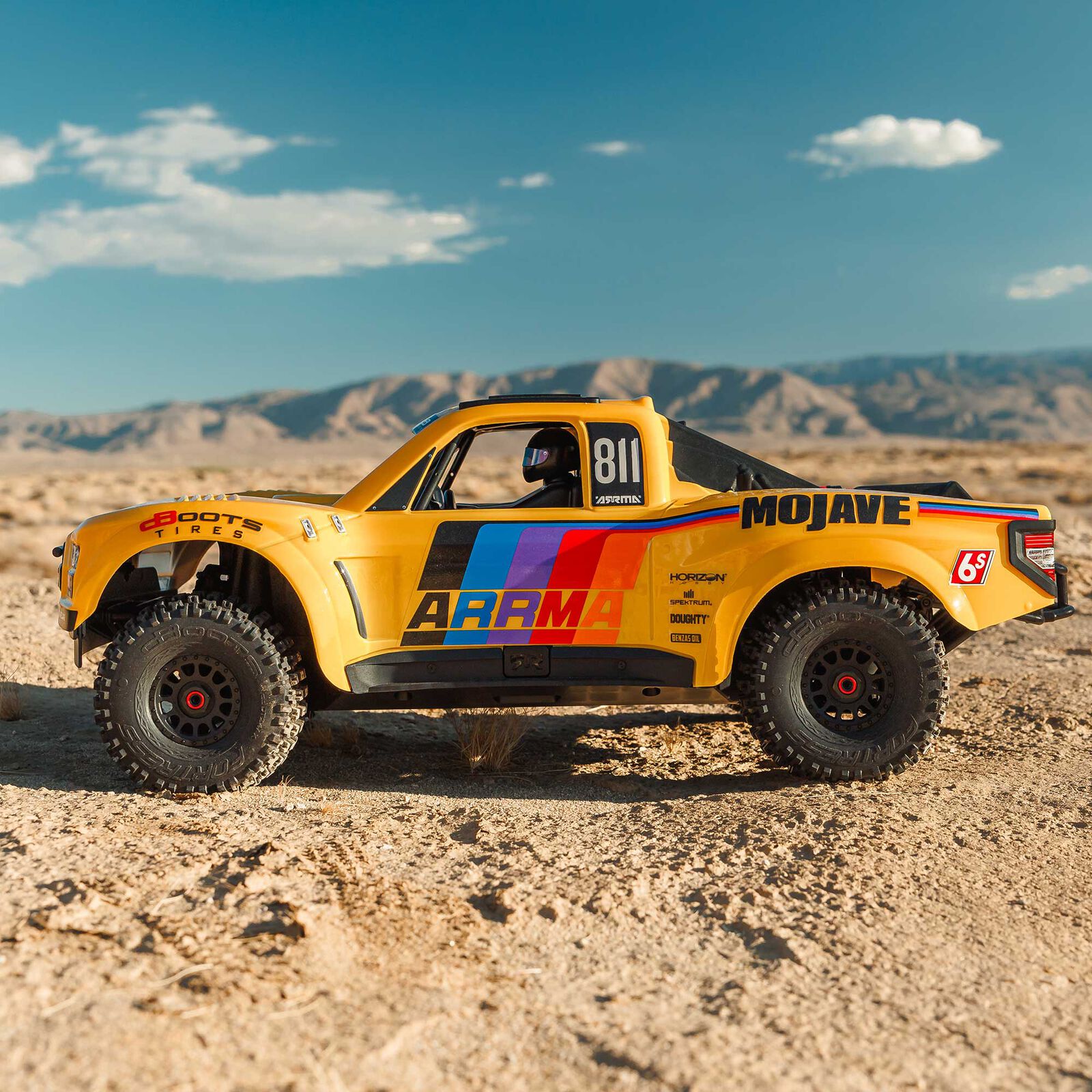 ARRMA 1/7 Limited Edition MOJAVE 6S 4X4 RTR Brushless Desert Truck, Gul - 10