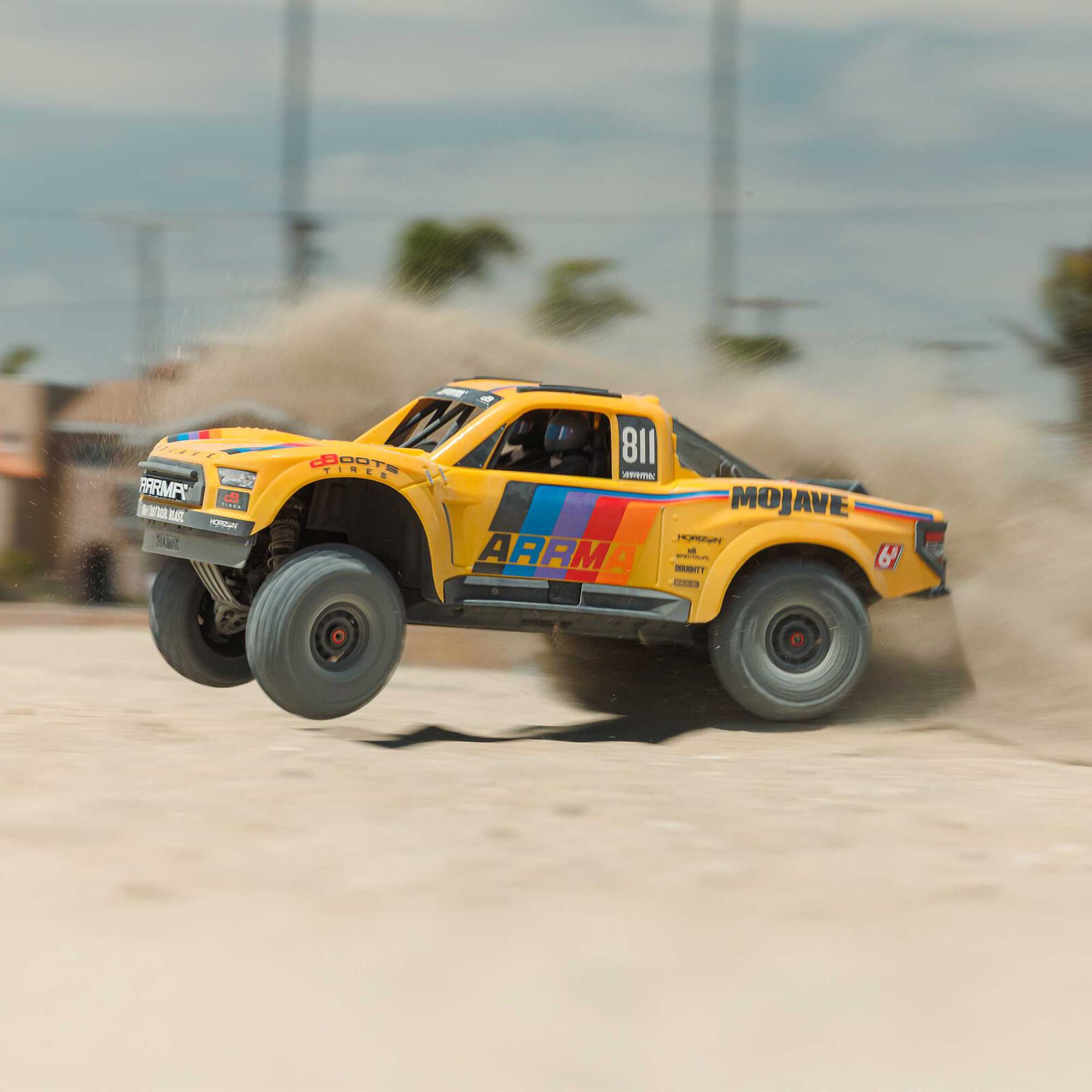 ARRMA 1/7 Limited Edition MOJAVE 6S 4X4 RTR Brushless Desert Truck, Gul - 5