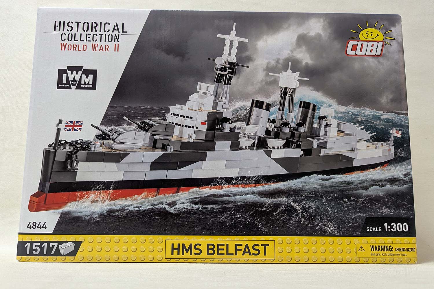 HMS Belfast Building Block Model Kit, 1,517 pieces - 2