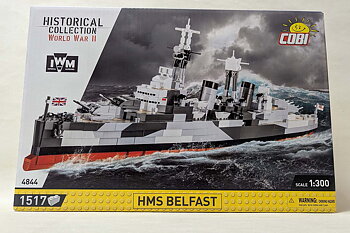 HMS Belfast Klossmodellbyggsats, 1 517 delar
