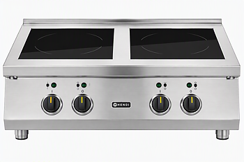 Induction cooker with 6 hobs