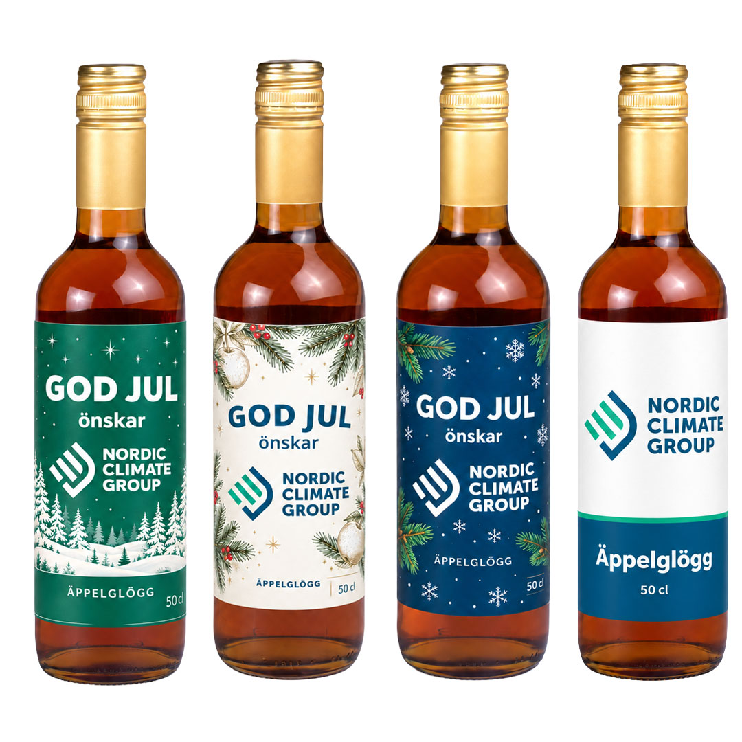 Äppelglögg med eget tryck