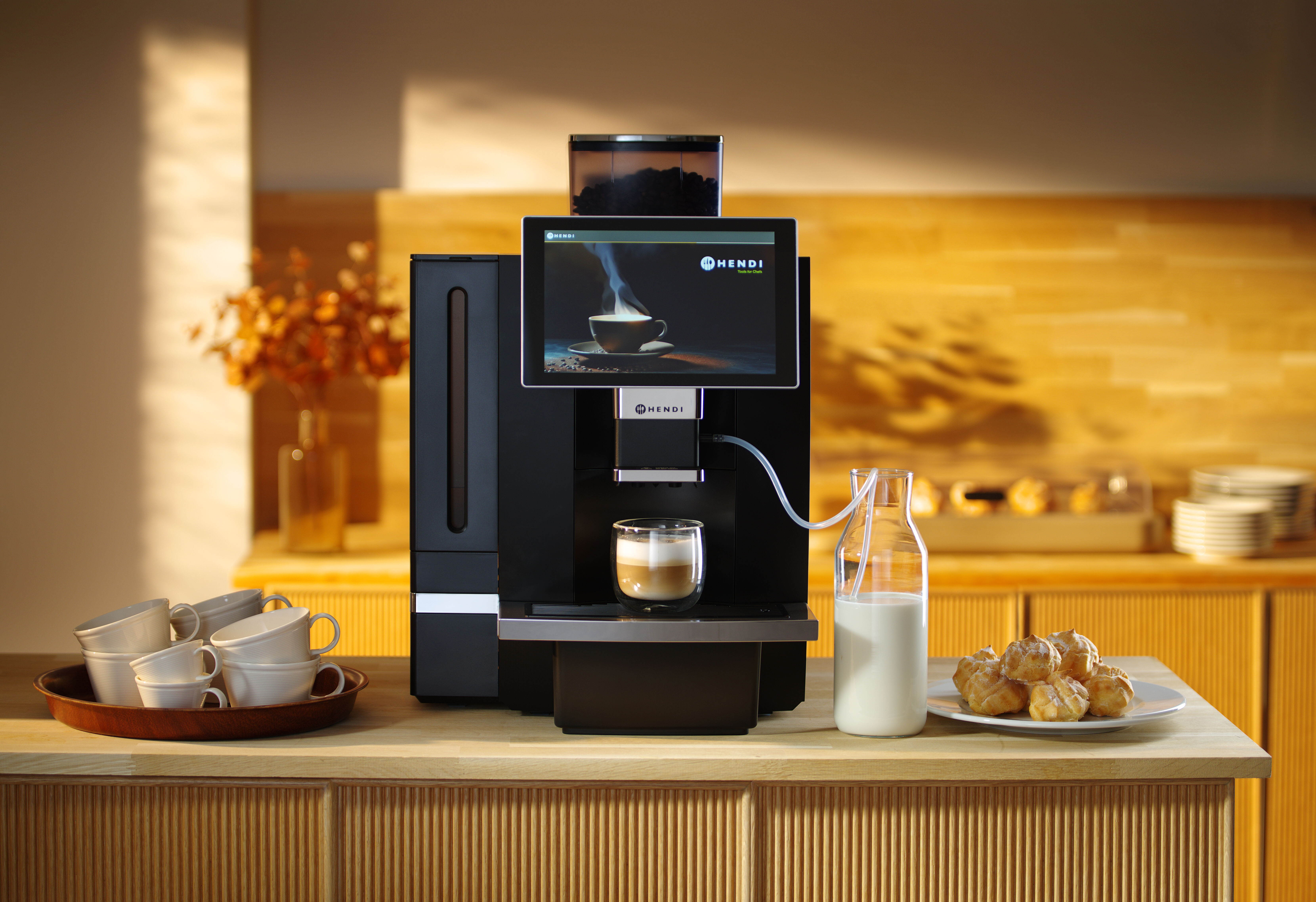 Automatic coffee maker with touchscreen, Hendi - 3