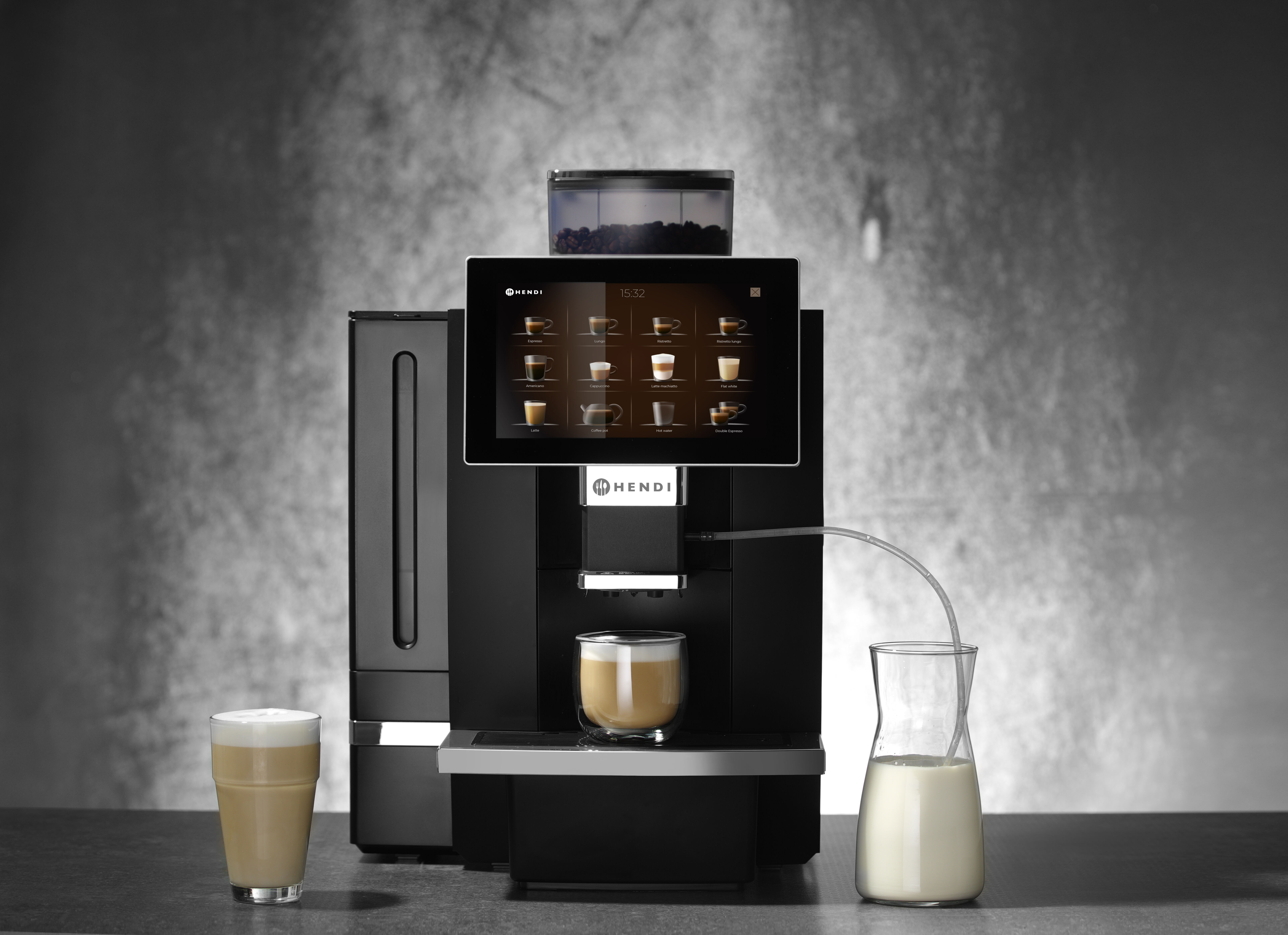 Automatic coffee maker with touchscreen, Hendi - 4