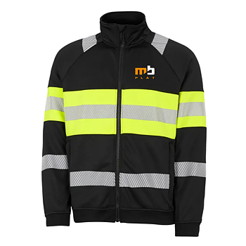 Sweatshirt med helzip. kl. 1