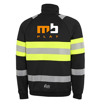 Sweatshirt med helzip. kl. 1